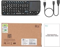 Rii X1 Mini Wireless Billentyűzet Touchpad-dal TV/PC/Tablet/Xbox/PS3-hoz 7