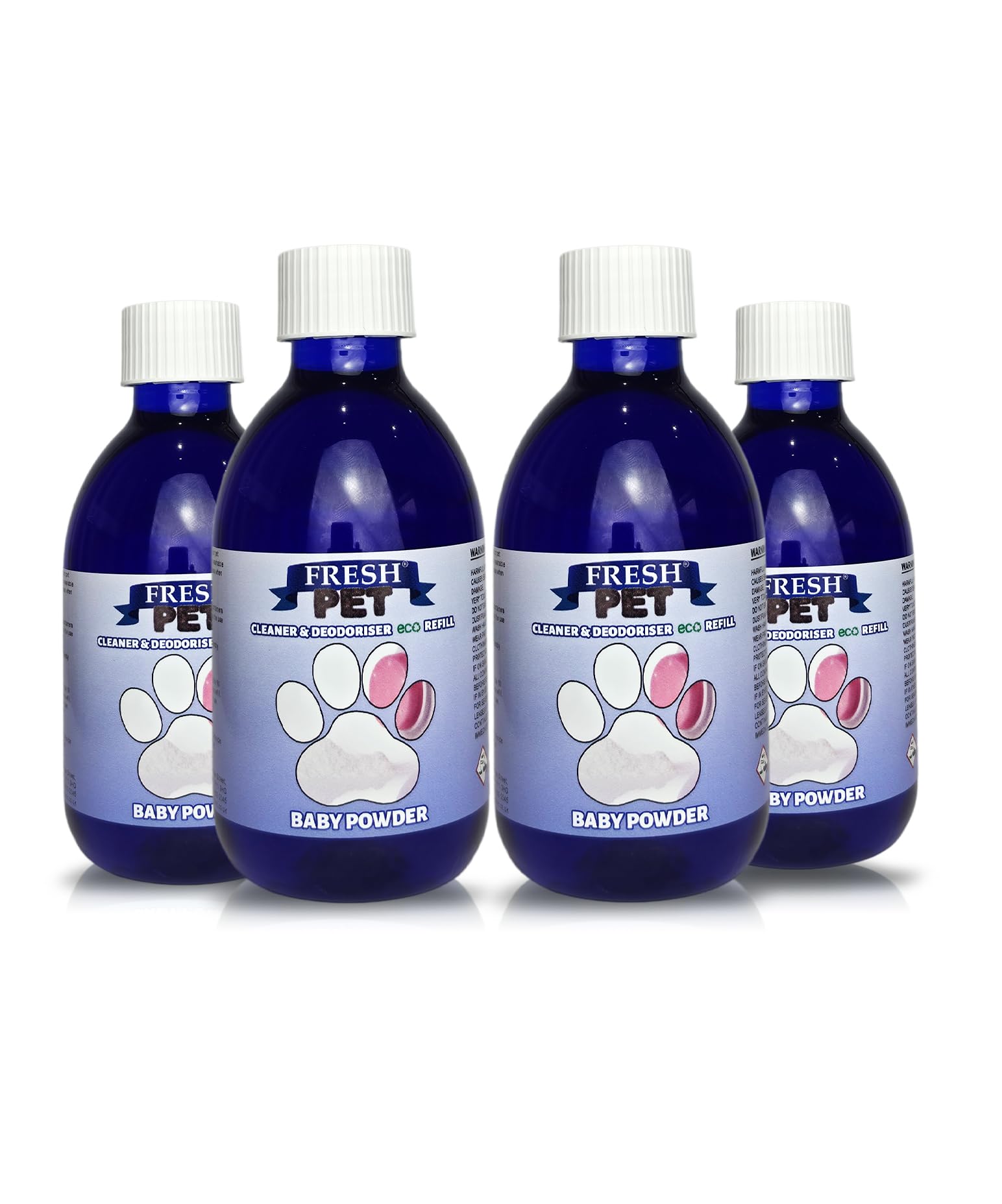 Trade Chemicals FRESH PET DISINFECTANT CLEANER PACK - ECO REFILL TO MAKE 4 X 5L (BABY POWDER) — image 1
