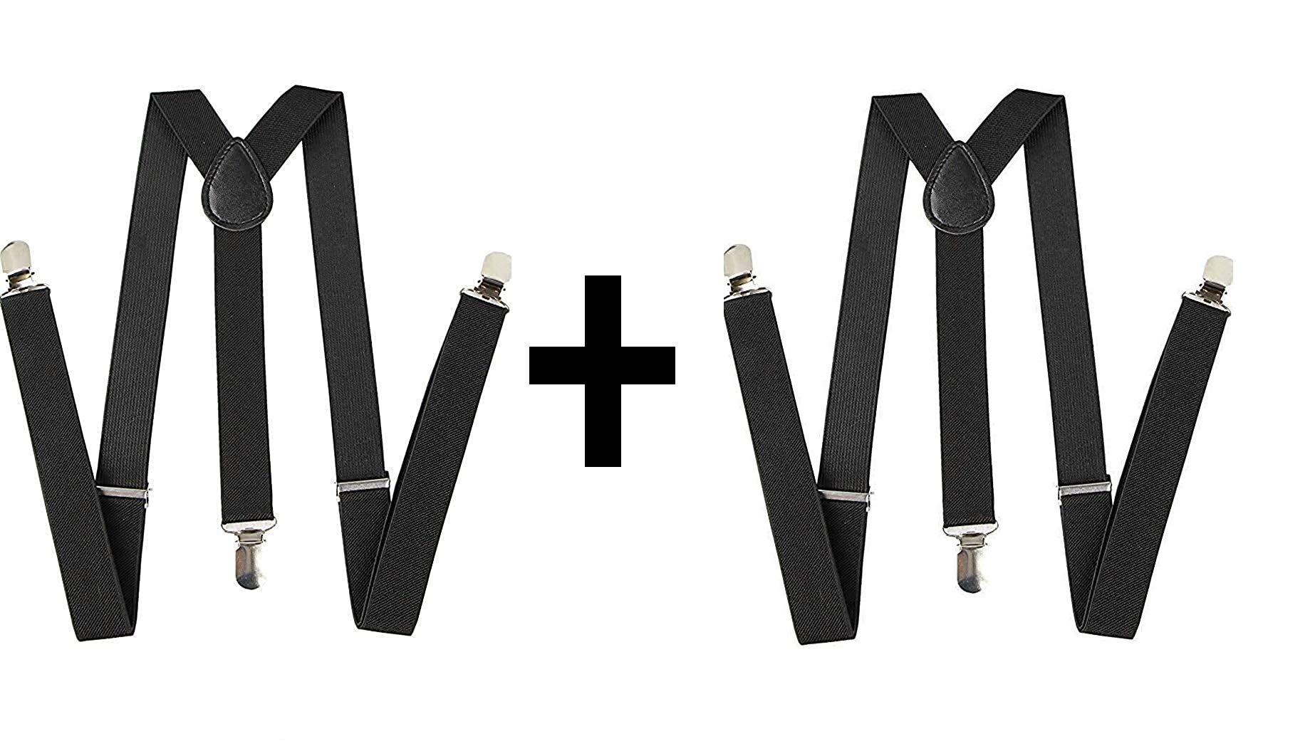 bharatanatyamworld Combo Offer Men's Elastic Suspender Free Size - Black-Pack of 2pc-picture-15