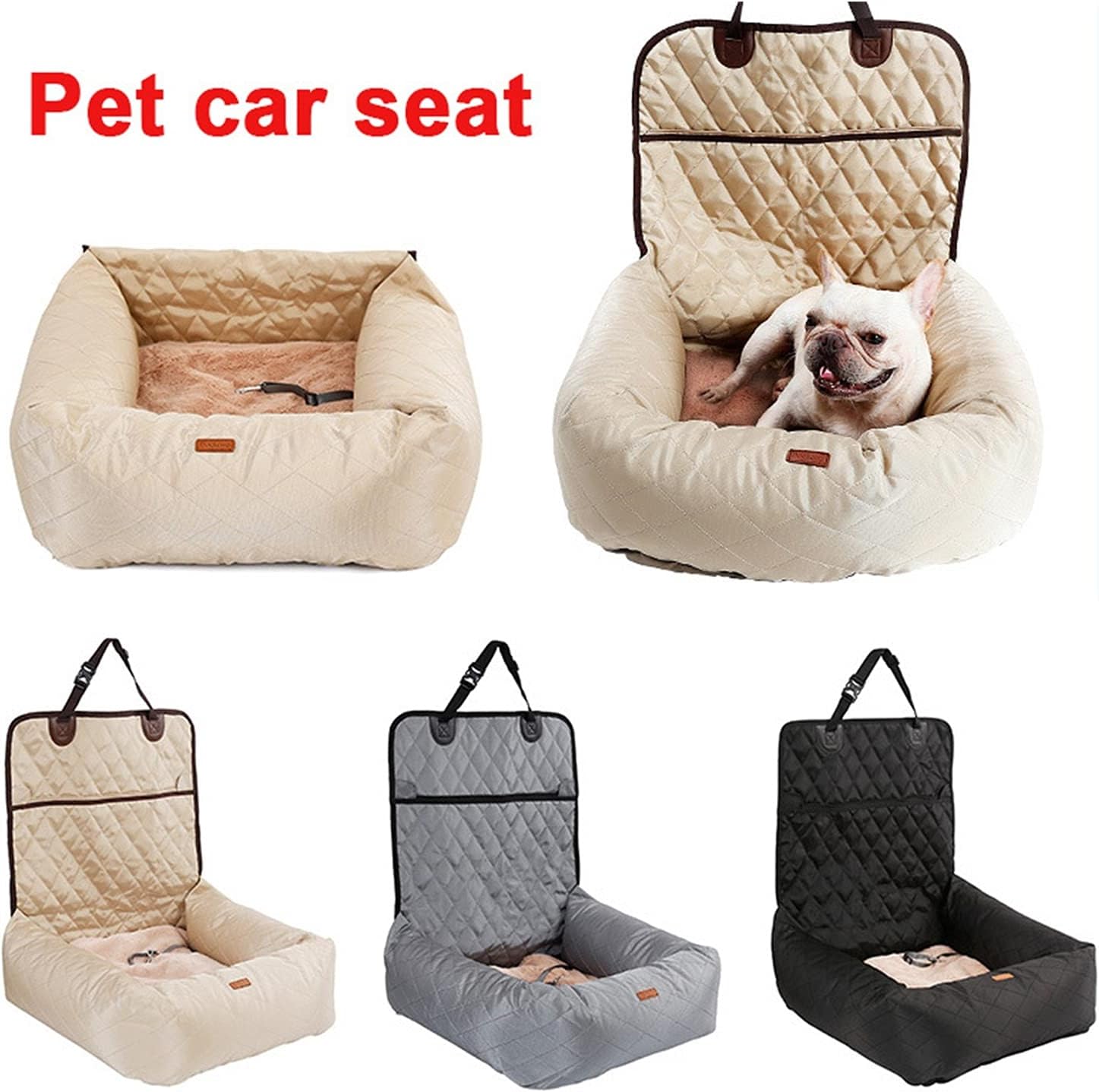 専用ページです 犬のカーシートカバー 2 in 1ペットドッグキャリア折りたたみ車の