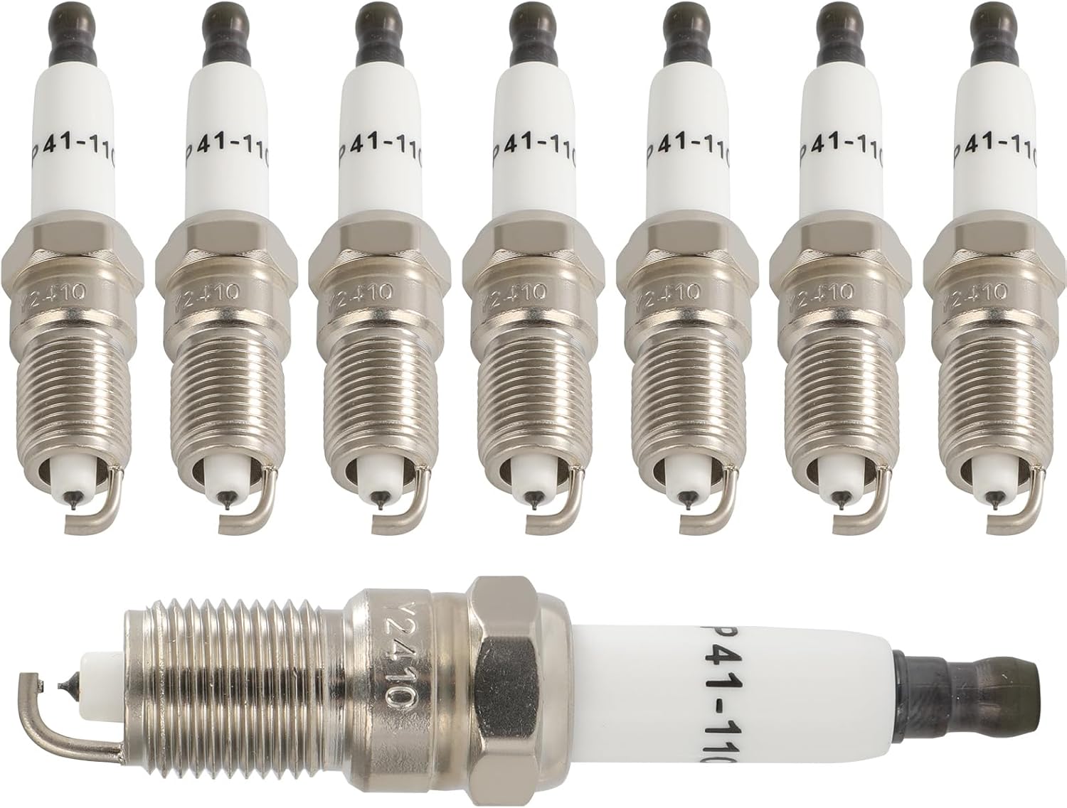 SCITOO Iridium Platinum 41-110 Compatible for Allure Chevy Silverado Suburban Avalanche Express Tahoe Yukon Sierra Escalade CTS H2 4.8L 5.3L 5.7L 6.0L 6.2L 6.6L 7.0L 8.1L V88 pcs