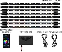 Vista 2 de LEDGlow - Kit de iluminación de neón para interiores con Bluetooth, multicolor, para coches y camiones, para smartphone y para crear cualquier