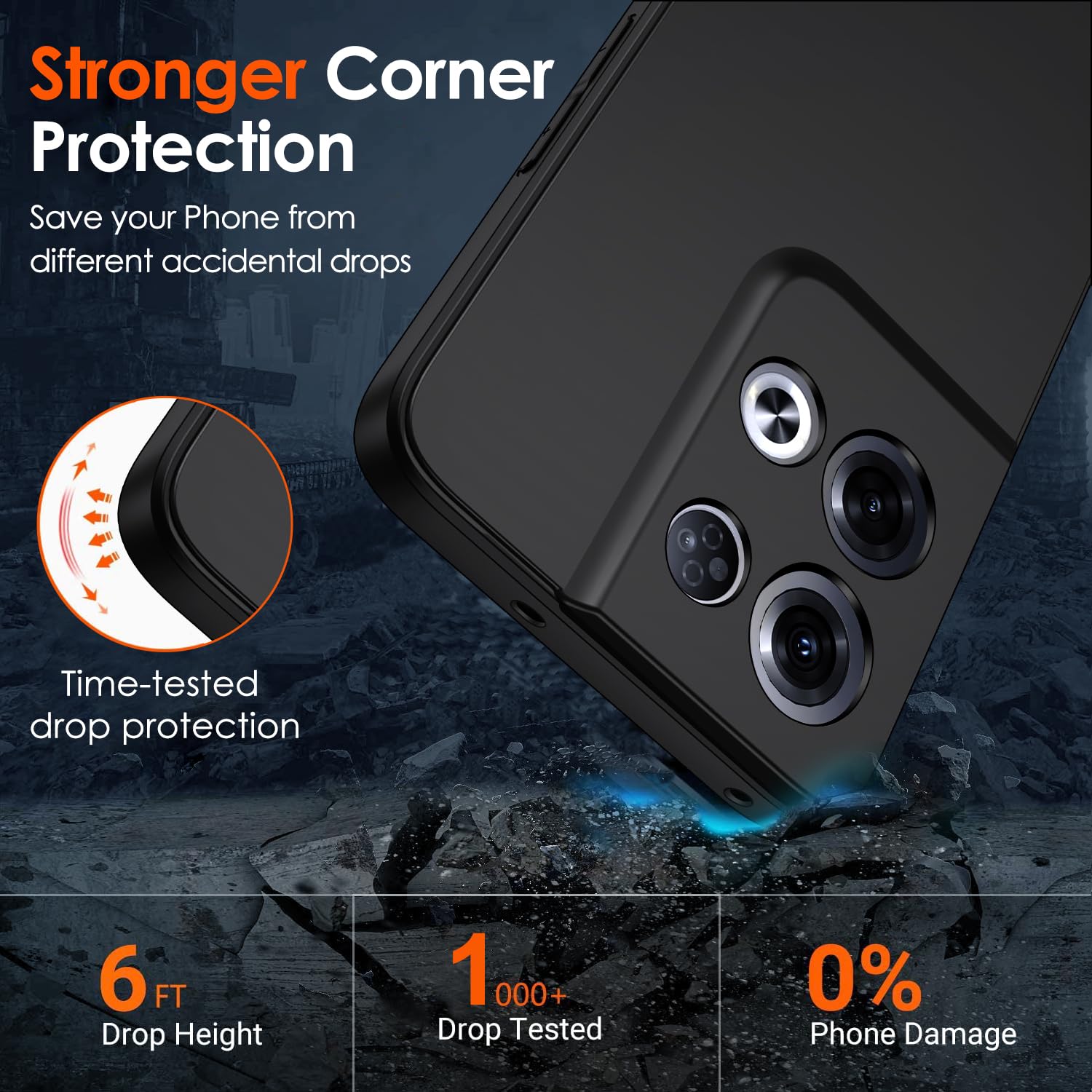 XINYEXIN Cover per Oppo Reno 8 Lite 5G / Reno8 Lite 5G Ultra Sottile Custodia Protettiva per Cellulare Opaca Antigraffio Antiurto Bumper Case - Verde