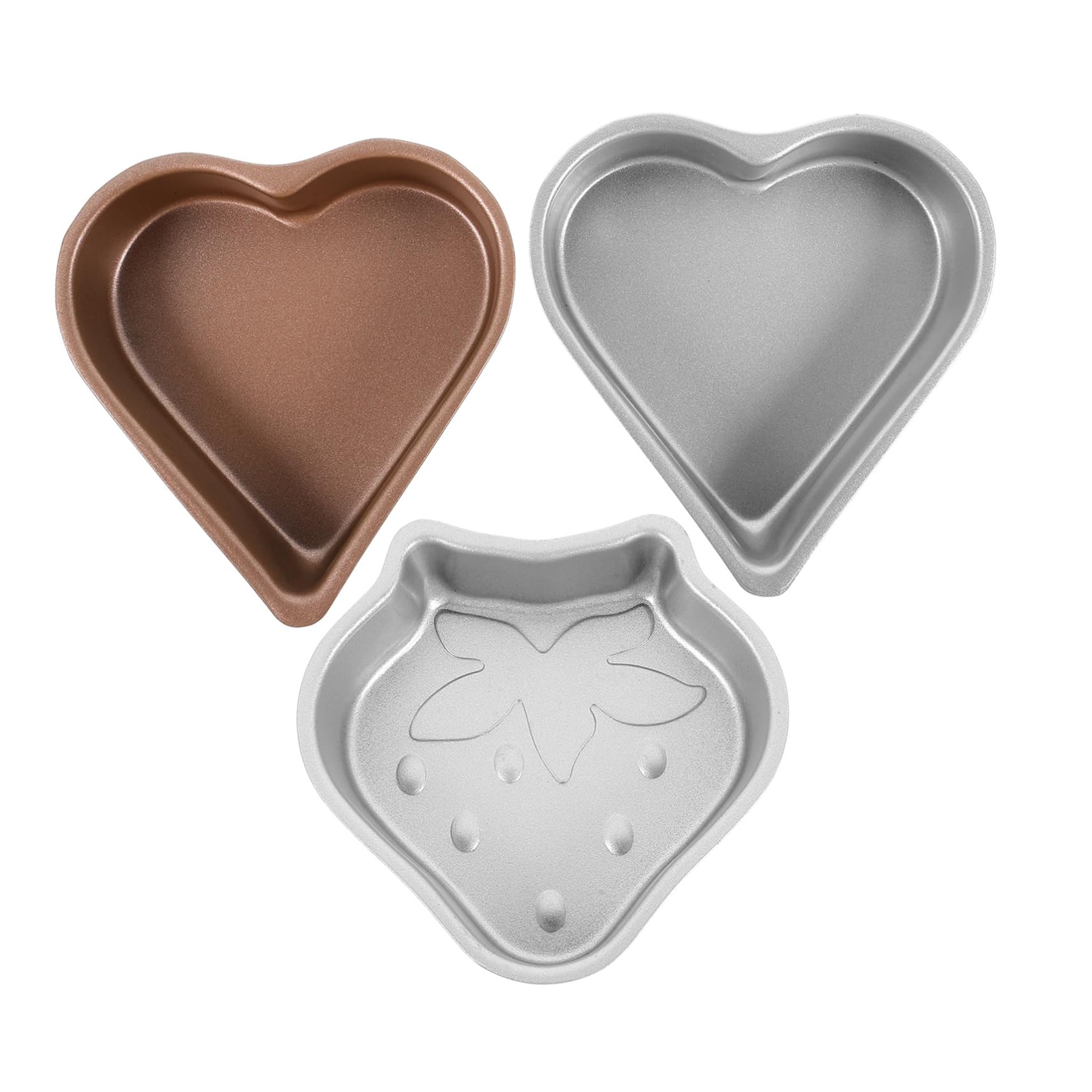 Amosfun 12 Piezas Mini Molde Para Pasteles Moldes Para Hornear Tarta De Queso Tostador Bandeja Para Hornear Moldes De Pudín De Cocina Taza Para Hornear De Metal Herramienta Para Hacer