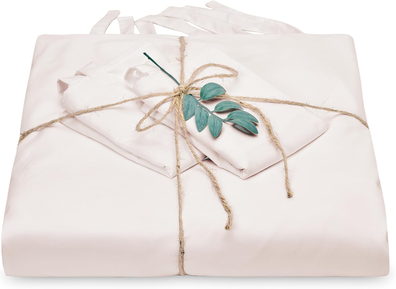 Chanasya Premium Bowknot Bow Tie Duvet Set - Washed Microfiber Chic Soft Textured Microfiber Duvet Set - 1 Duvet Cover & 2 Pillow Sham - 3-Piece Set - Beige, Queen Size