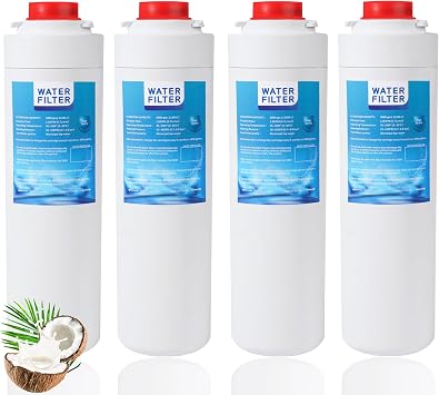 Water Filter Compatible with 51300C Bottle Stations Filter Compatible with ERF750Compatible with EWF3000 No Chip 4-Pack