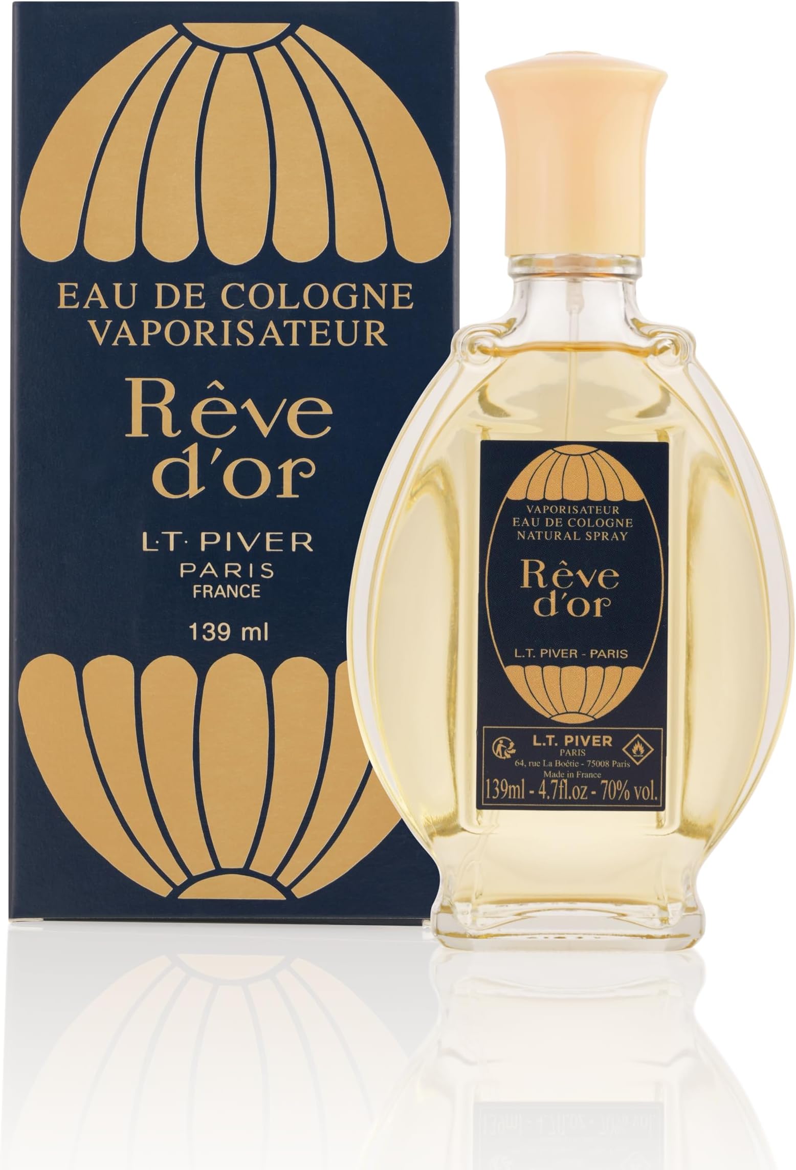 Vineen L.T. Piver Reve D'or Natural Spray, Eau De Cologne (139ml)