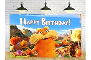 The Lorax Backdrop Party Supplies: A Vibrant Canvas for Unforgettable Celebrations