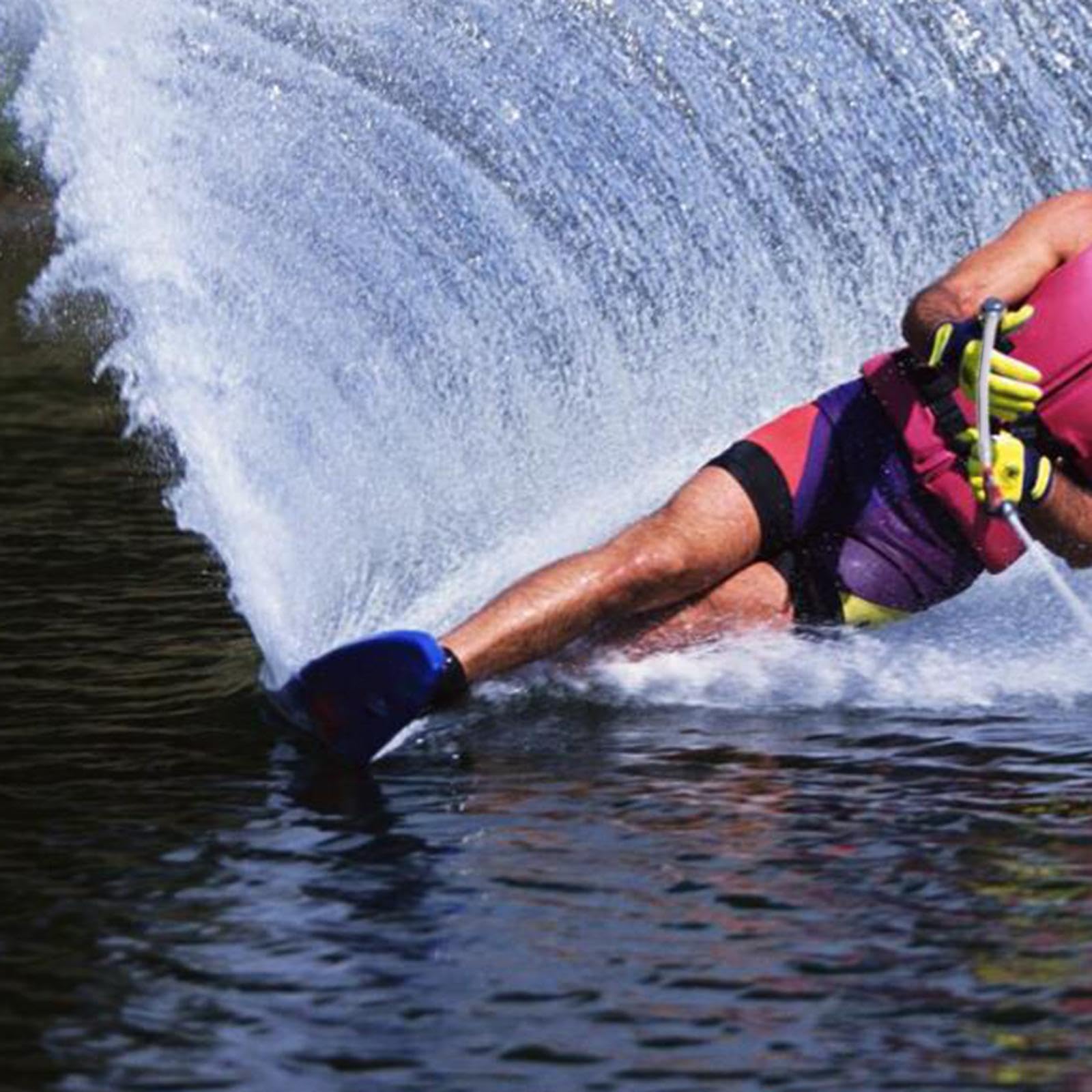 Wakeboard Zugseil mit Griff, robust, leicht, für Wasserski und Wasserski Begeisterte, vielseitig einsetzbar, tragbar und langlebig.