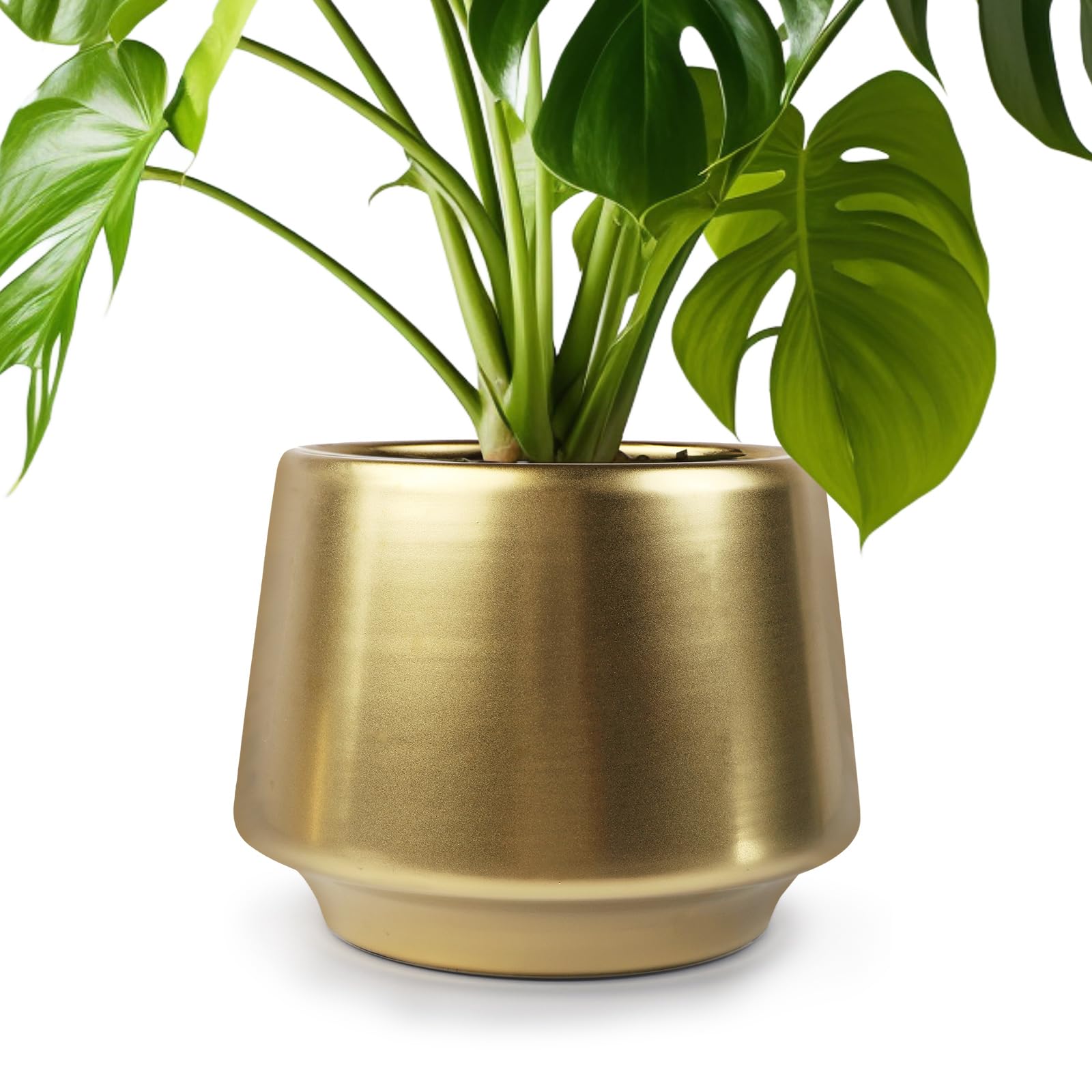 Decor Trends Gold Indoor Plant Pot