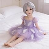 Silicone Seamless Female Action Figure, Flexible Figure 40in Action Figure All Silicone for Cosplay/Photography/Art TPE Body and PVC Head, Including Random Hair and Clothes 30lbs (100flatsize1)