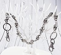 Vista 83 de Cadenas punk unisex para pantalones, cadenas de cinturón de alta resistencia, pantalones de hip hop, cadena de jeans con cierres de langosta