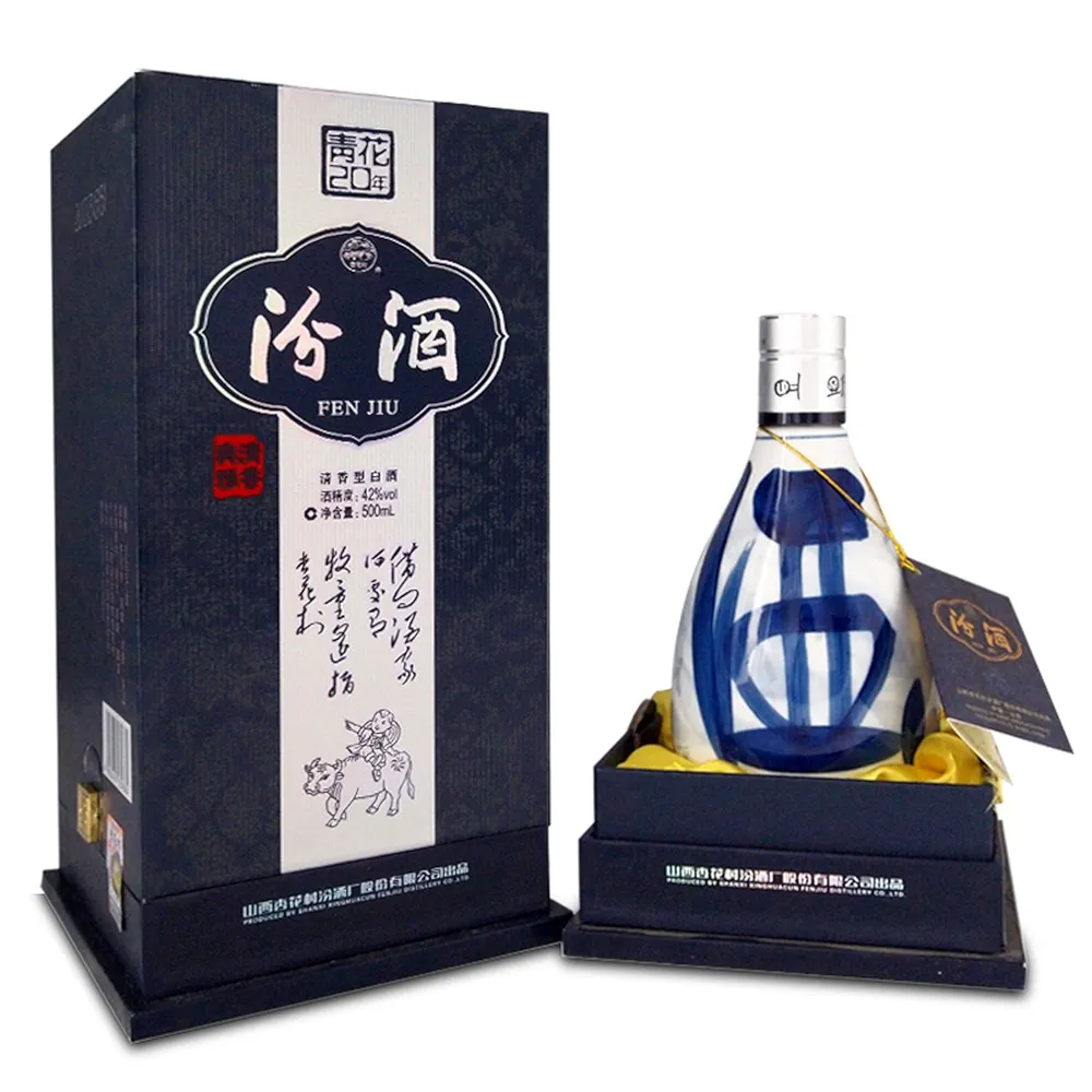 白酒 山西杏花村汾酒 30年陳醸（清香型白酒）500ml 53度 Amazon.co.jp: 中国白酒 杏花村 青花汾酒 30年陳醸（清香型白酒