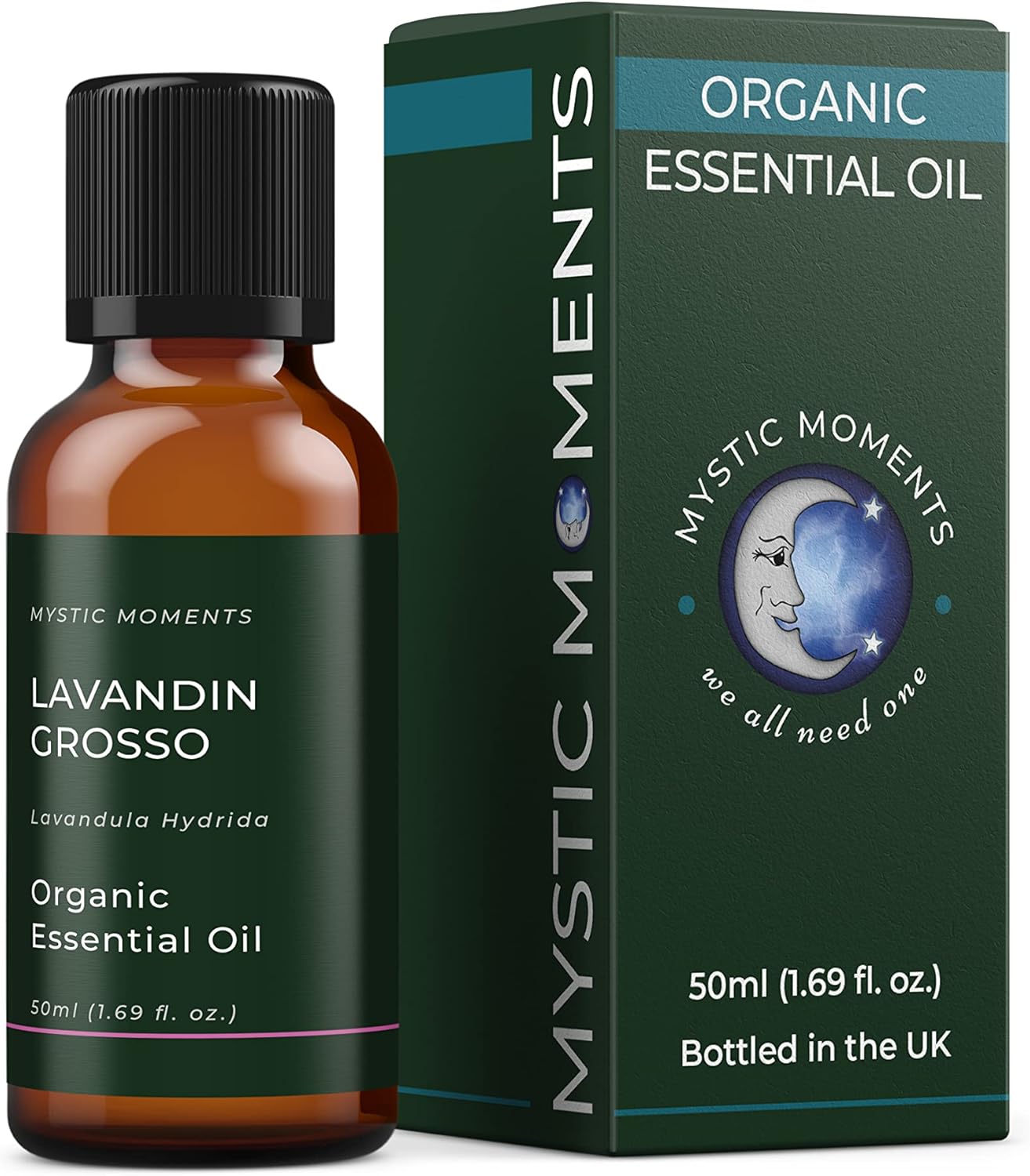 Mystic Moments | Lavandin Grosso Organic Essential Oil - 50ml - 100% Pure