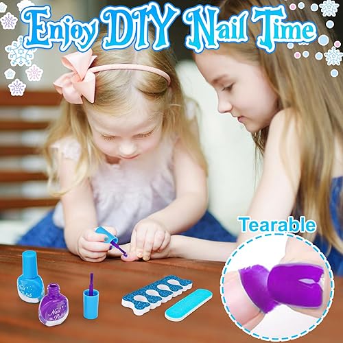 Miniatura 5 de Juguetes de maquillaje y disfraces de Frozen para niñas de 3, 4, 5, 6 años, kit de maquillaje real de princesa, juguete de simulación, disfraces de