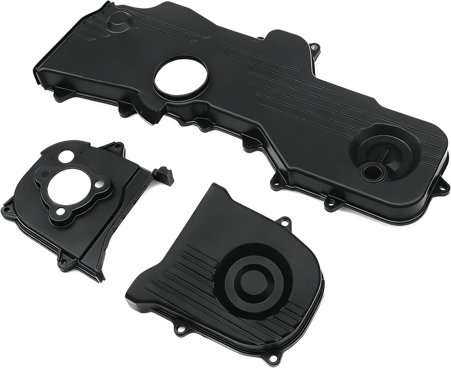 Engine Timing Belt Covers Fit for Subaru Impreza 2008 2009 2010 2011,Fit for Subaru Forester 2006-2010 Non Turbo 13570AA152 13575AA112 13574AA081 (Left Inner+Left Outer +Right Outer)