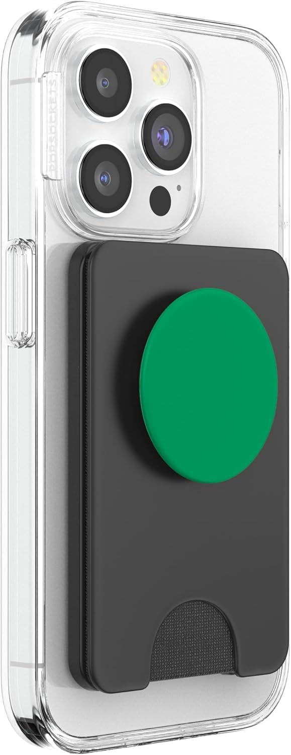 PopSockets Phone Grip with Expanding Kickstand - Kelly Green PopSockets PopWallet for MagSafe