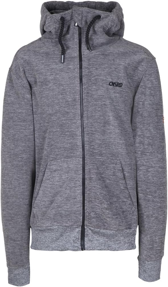 CNSRD Mens Trasher Microfleece Hooded Jacket, Men, TRASHER Microfleece