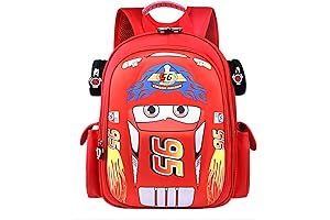 McQueen Backpack: Red Rocket Ride for Kids
