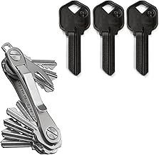 KeySmart Rugged Key Holder (Titanium) & AirKeyKW1