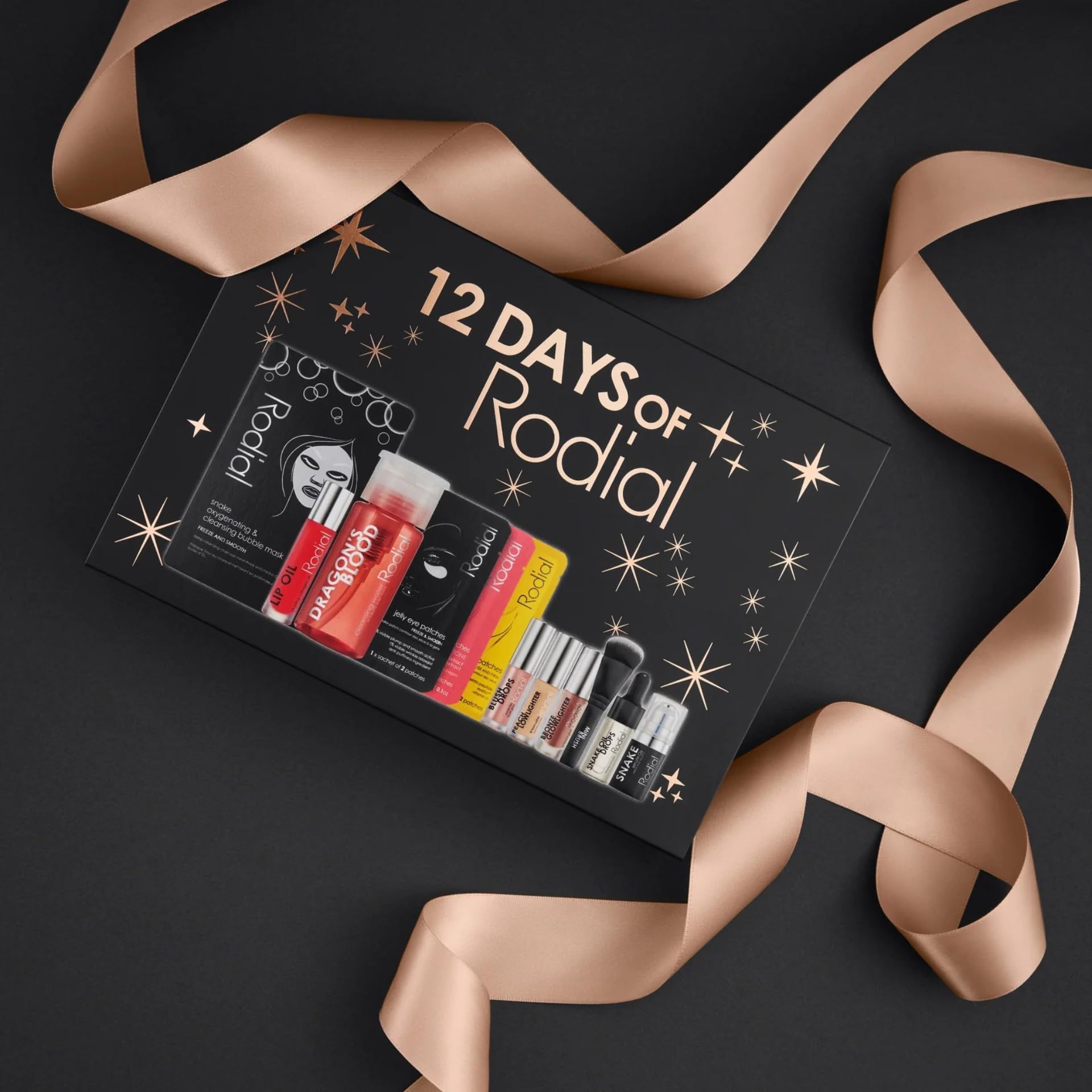 12 Days of Rodial Advent Calendar 2025 - Luxury Skincare & Makeup Gift Set with Masks, Eye Patches, Glow Drops, Cleansers, Lip Oil & More - Limited Edition Holiday Beauty Collection