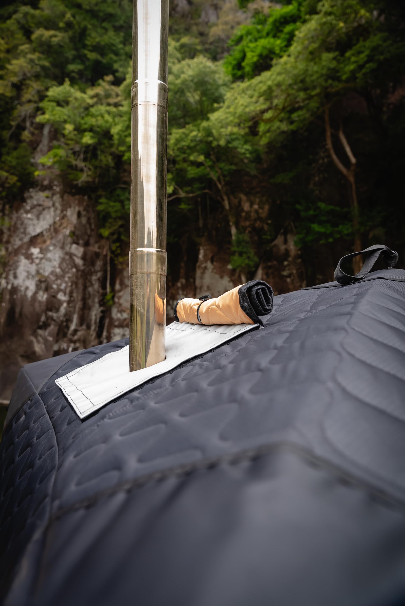 【アウトレット】AMBER サウナテントミニ2　HxGN BLACK１人～２人用 SAUNA TENT MINI2(サウナテントミニ2） HxGN BLACK 1人～2人
