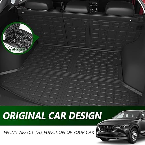 Miniatura 2 de Revestimiento de carga compatible con Mazda CX-5 2017-2022, protector de asiento trasero de elastómero termoplástico, repuesto para accesorios Mazda