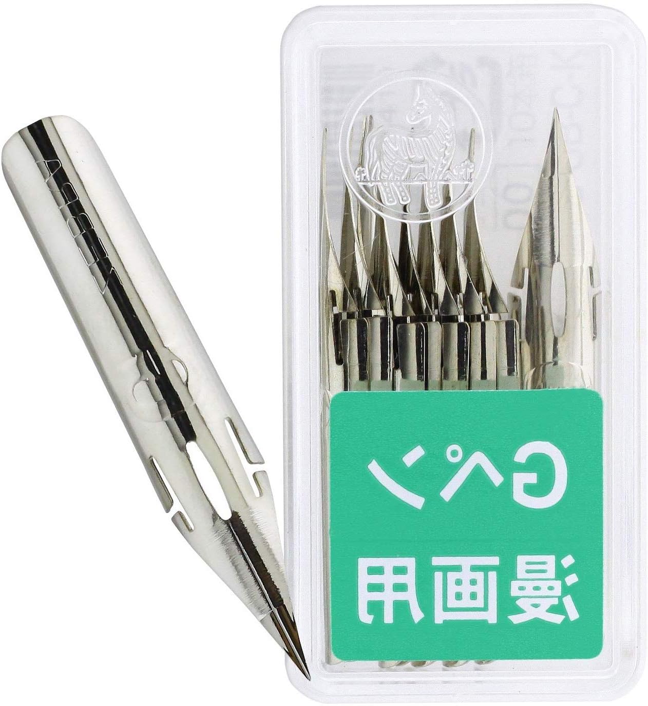 Zebra Comic G Model Chrome Pen Nib, 10 Nibs (New Version