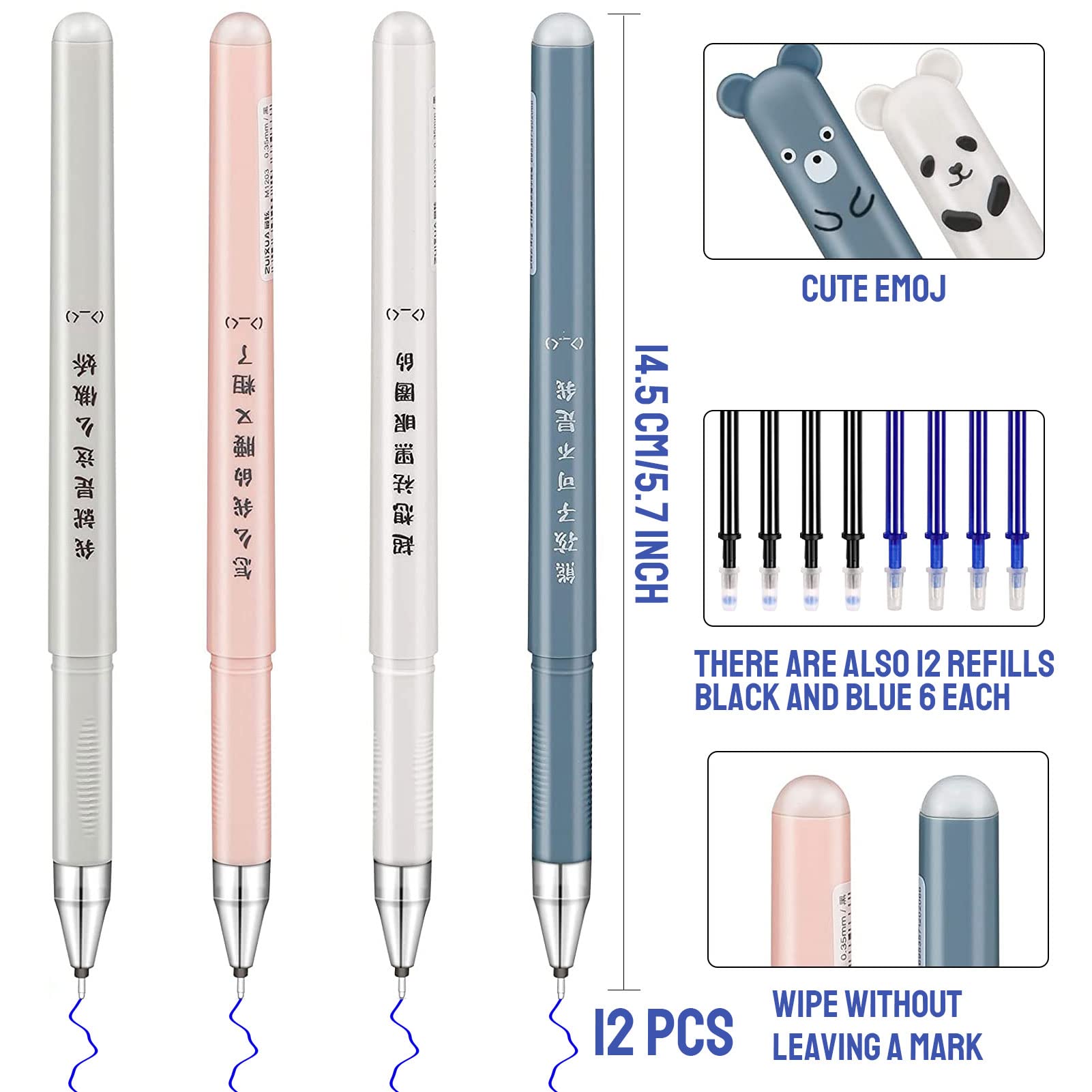 3 Stück Lustige Box-Pens - Cartoon Kugelschreiber Zum Spielen