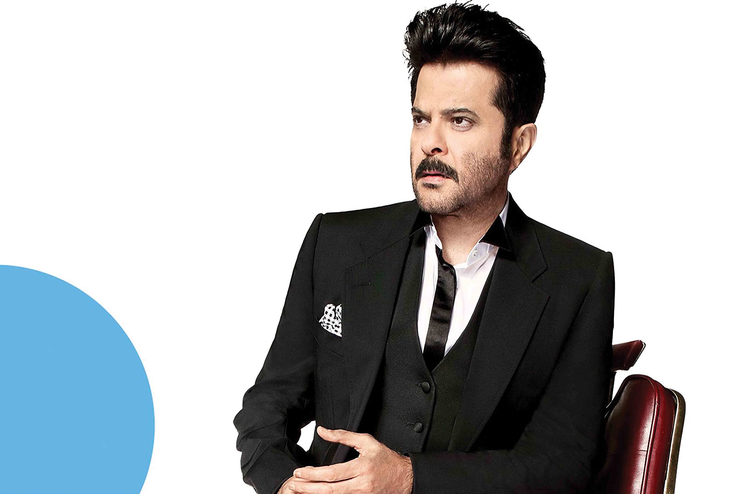 Yellow Alley Idol Anil Kapoor Poster|Bollywood Movie Actor|Decorative Interior For Halls/Hotels/Theatre|For Decoration|Self Adhesive Paper