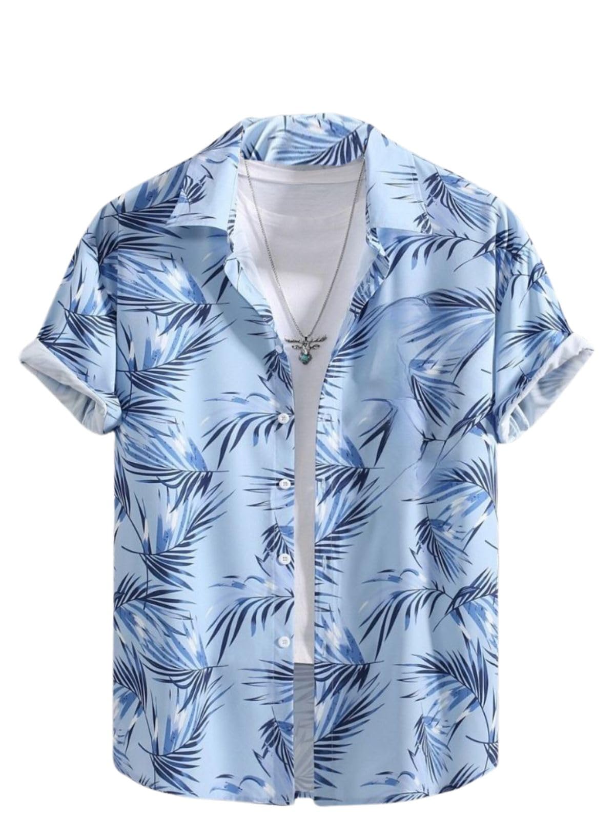DHRUVI TRENDZ Mens Rayon Men's Casual Shirt Regular Fit Western