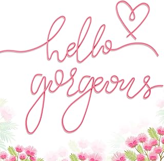 Hicarer Hello Gorgeous Metal Wall Art Decor Minimalist Decoration Metal ...