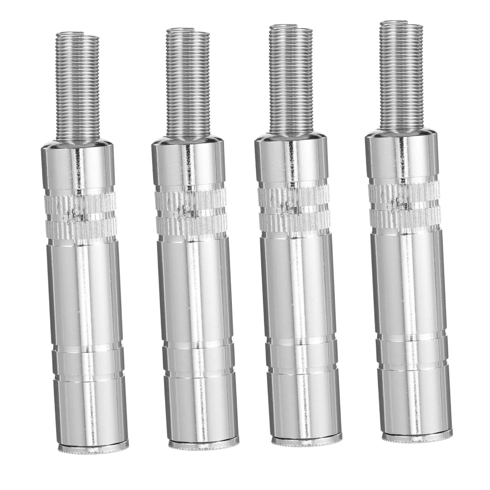 Lurrose 4Pcs Female Socket Solder Type Audio Connector for Microphone and Speaker Cable Durable Socket Replacement Easy to Install for DIY Audio Projects