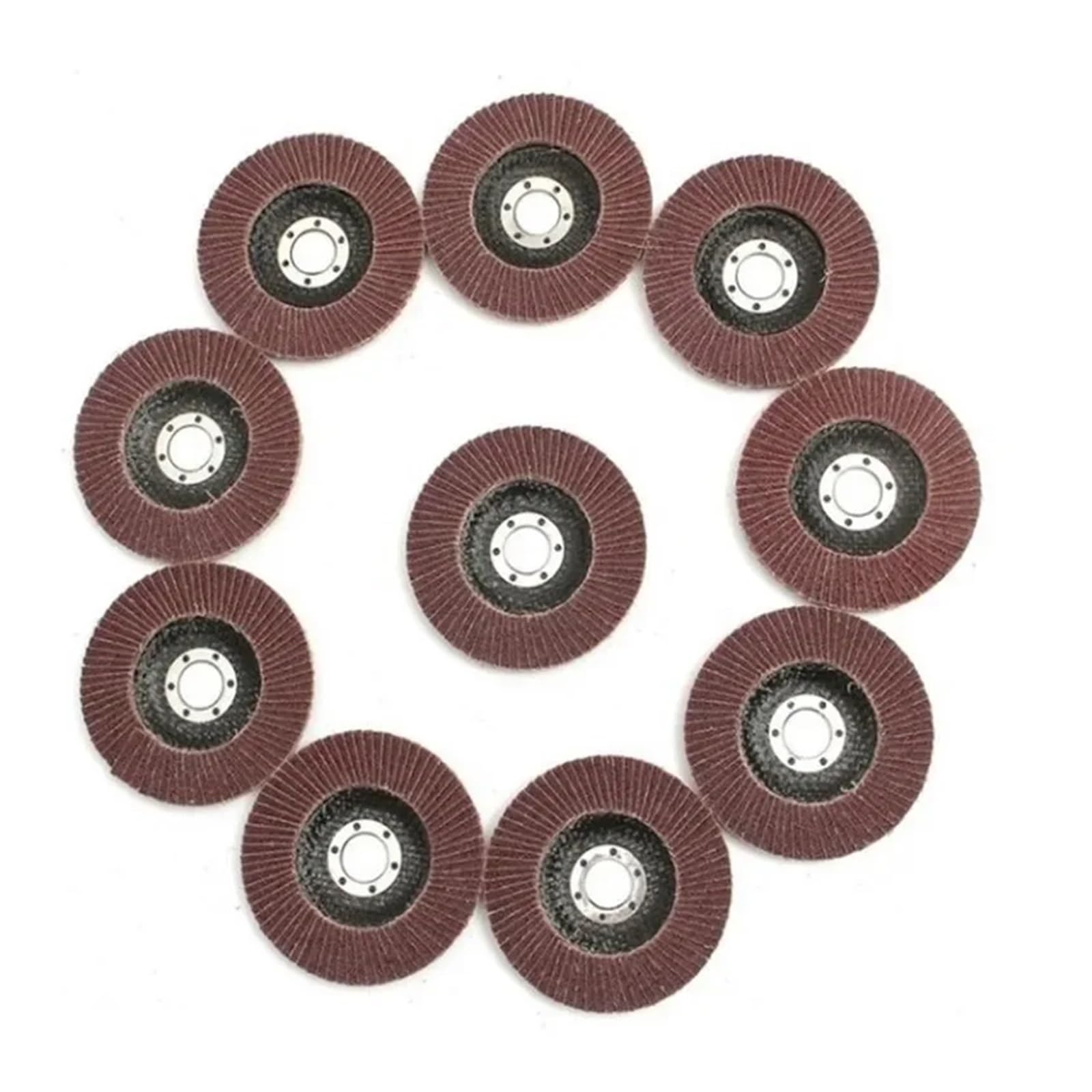 Tarcza do szlifowania metalu, uniwersalna tarcza l 10 szt. Tarcze szlifierskie klapowe 100 mm 40/60/80/120 Ściernice szlifierskie Szlifierka kątowa(10pcs 40)