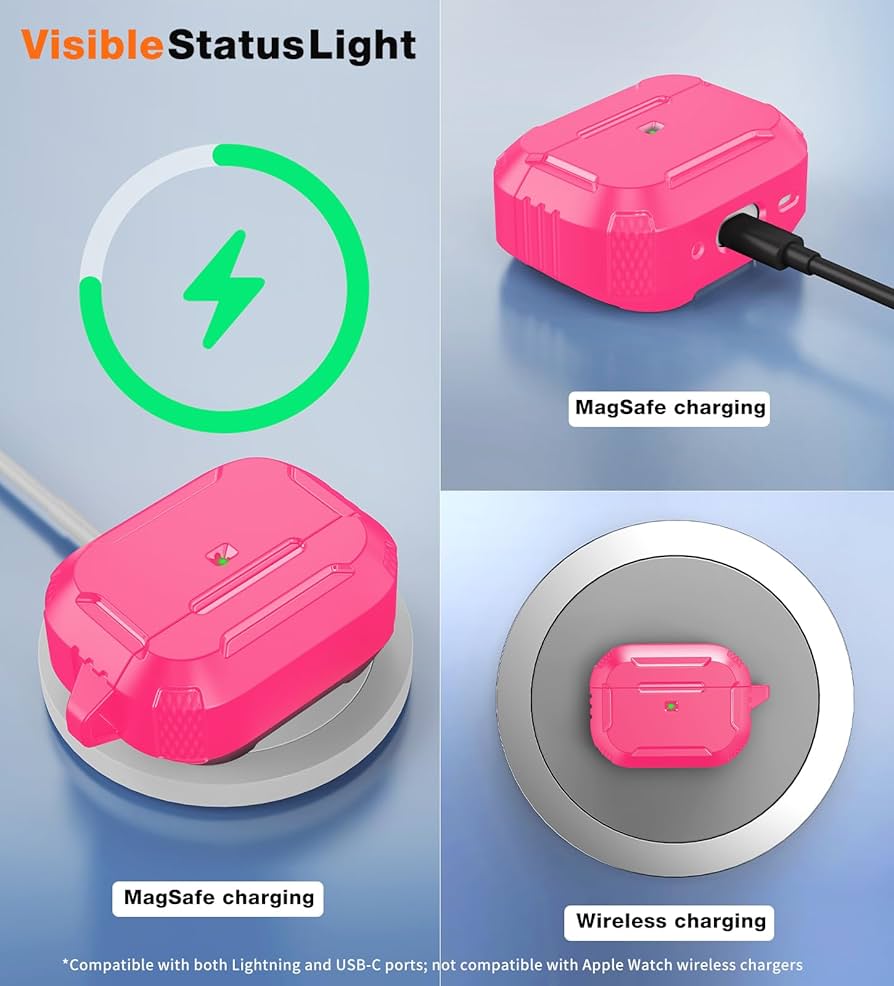 Amazon | AirPods Pro-第2世代MagSafe用ケース - マグネット