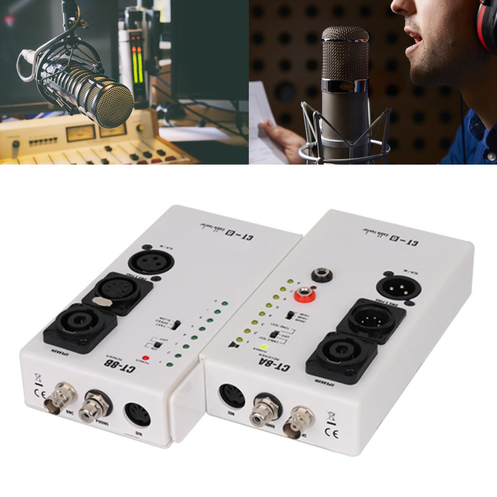 Audiotory - Comprobador de cables de red para accesorios de producción profesional