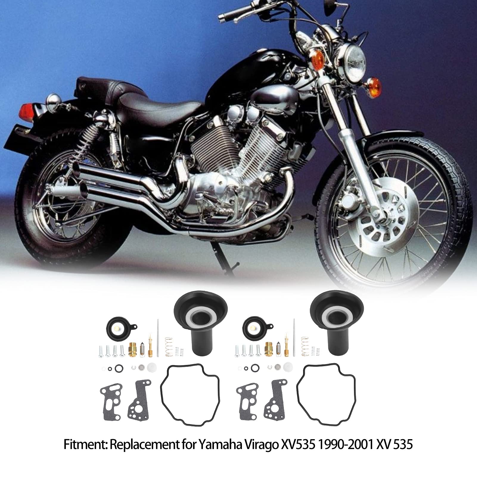 KIMISS Zestaw Naprawczy Gaźnika do Virago XV535 1990-2001