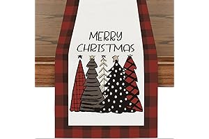 Niviy Christmas Tree Table Runner: Festive Holiday Home Accoutrement