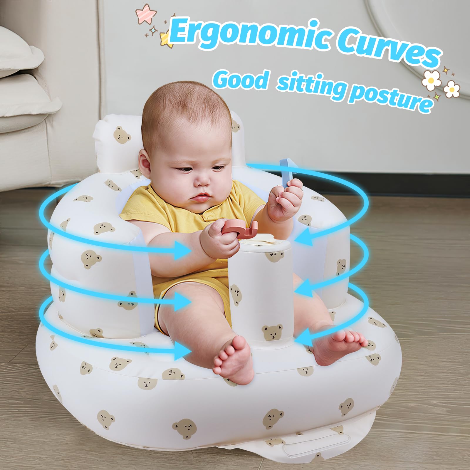 Inflatable Baby Seat For Babies Months And Up Toddler