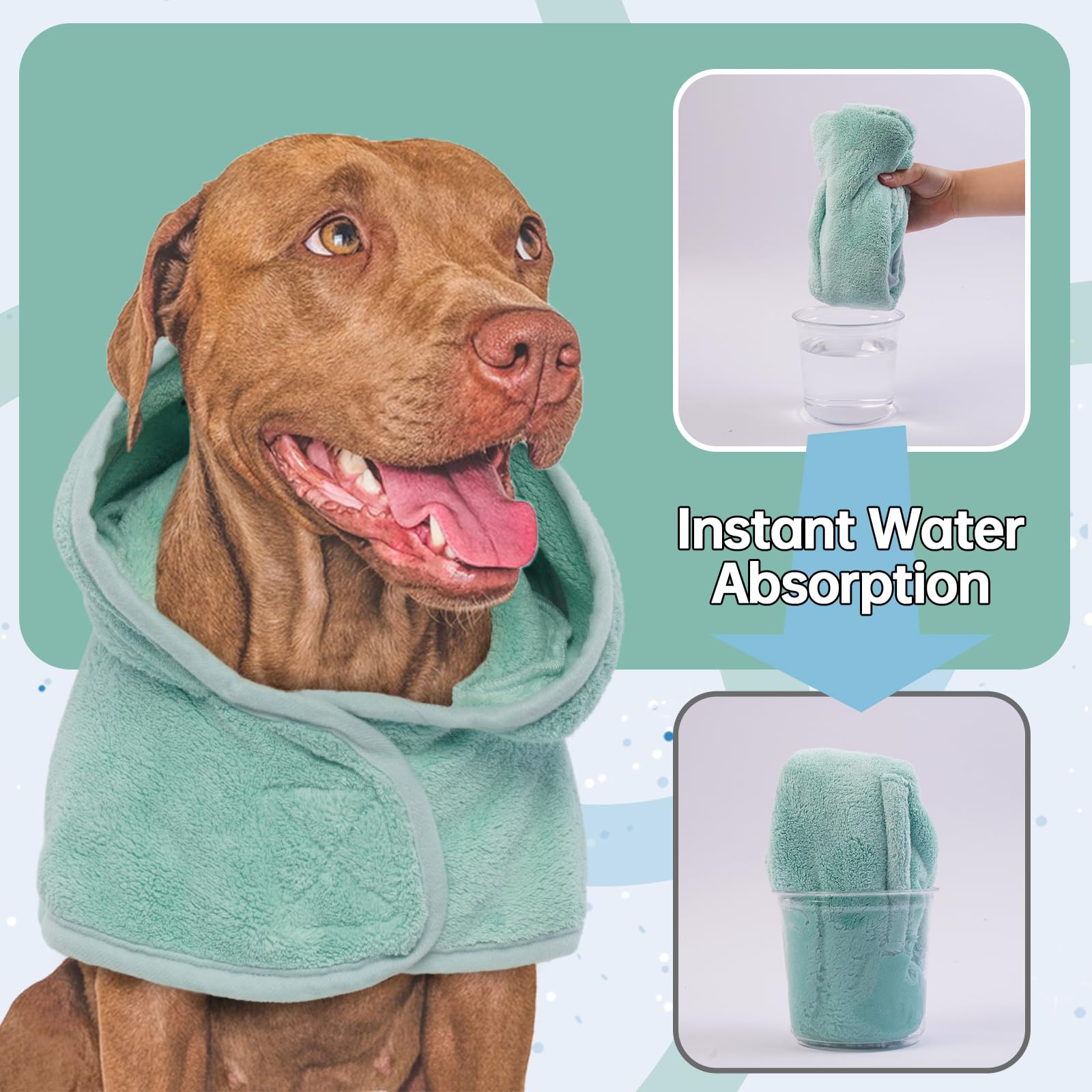 OUOBOB Dog Drying Coat - Image 4