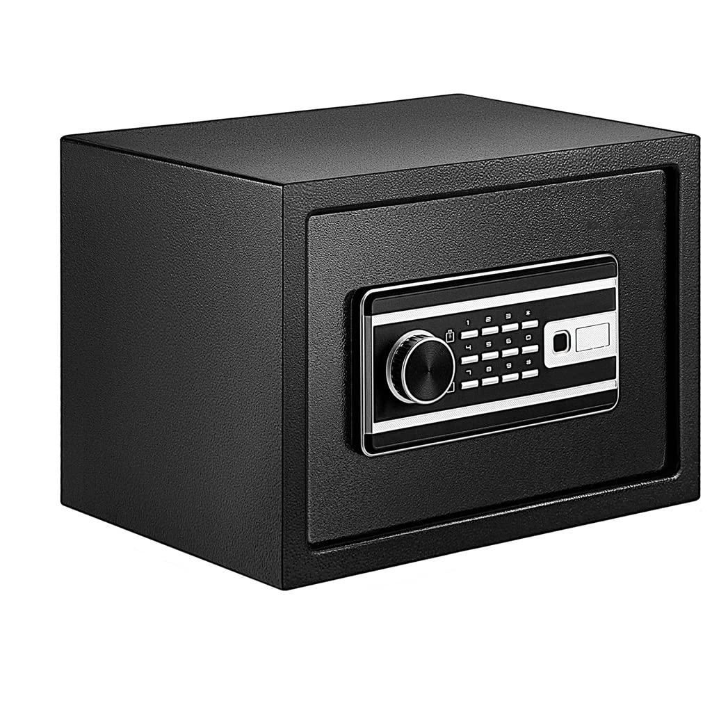 Caja fuerte de bloqueo de huellas dactilares, caja fuerte oculta electrónica digital adecuada para documentos de oficina, objetos de valor de joyería (D como se muestra)