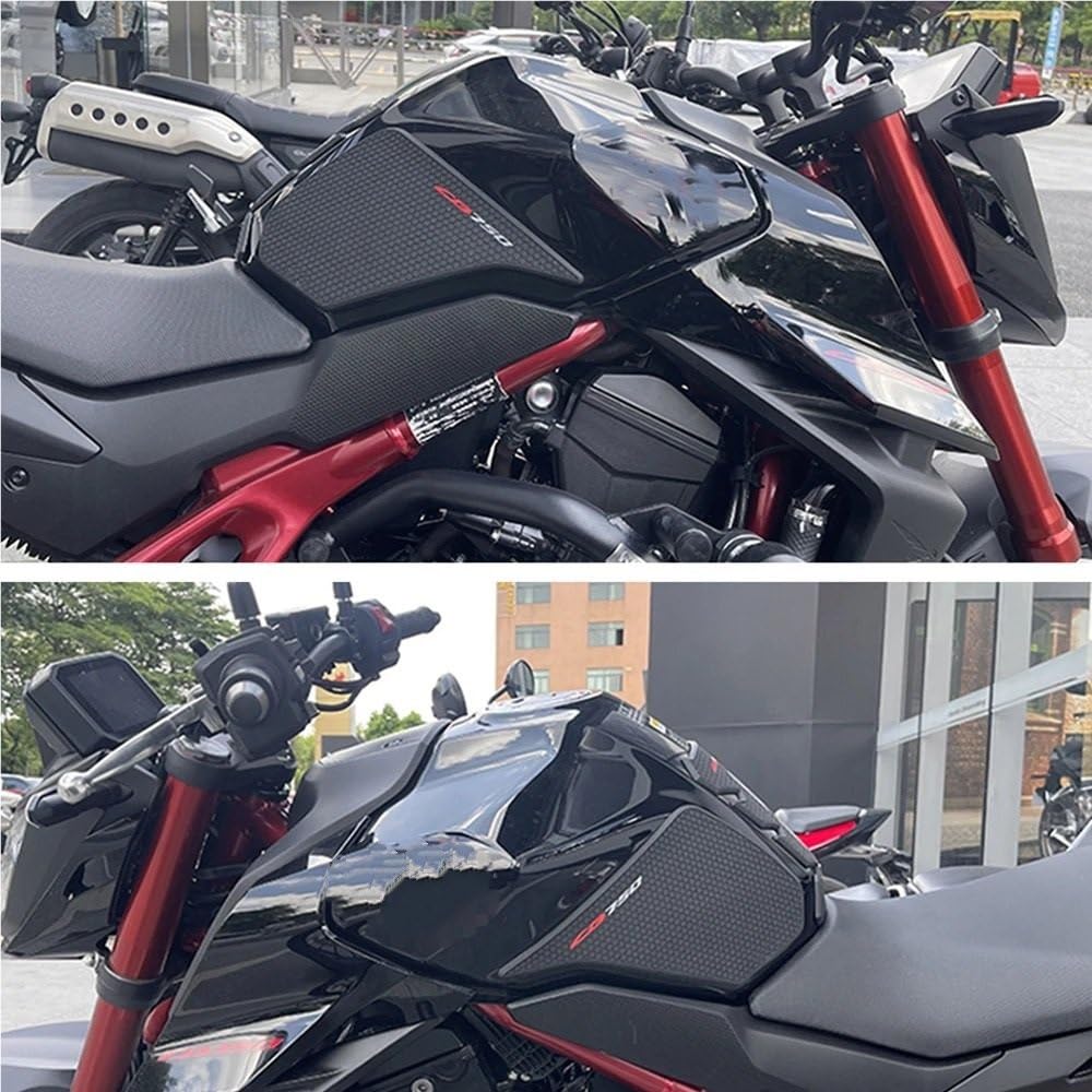 Paraserbatoio per Moto per CB750 per Hornet Moto Antiscivolo Rilievo Serbatoio Adesivo Protezione Ginocchio Grip Adesivo Laterale Serbatoio Carburante