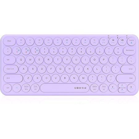 Amazon.com: UBOTIE 84Keys Colorful Wireless Computer Keyboard and Mice ...