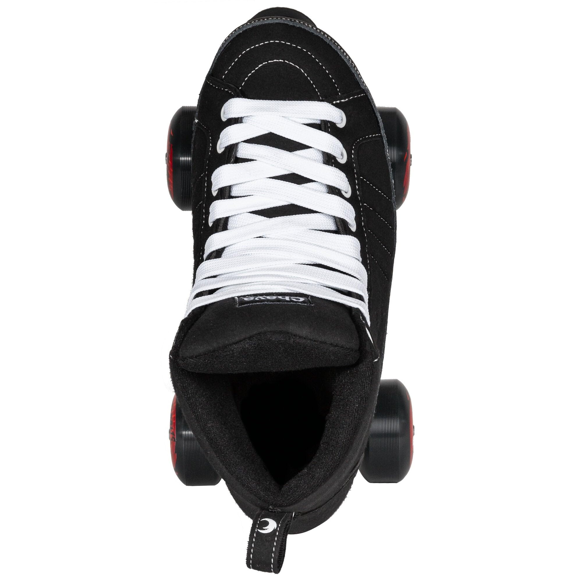 Chaya Rollschuhe Karma Pro Black - Roller Skates für Damen und Herren im Retro-Look für Roller-Disco - Roll-Schuhe in Schwarz