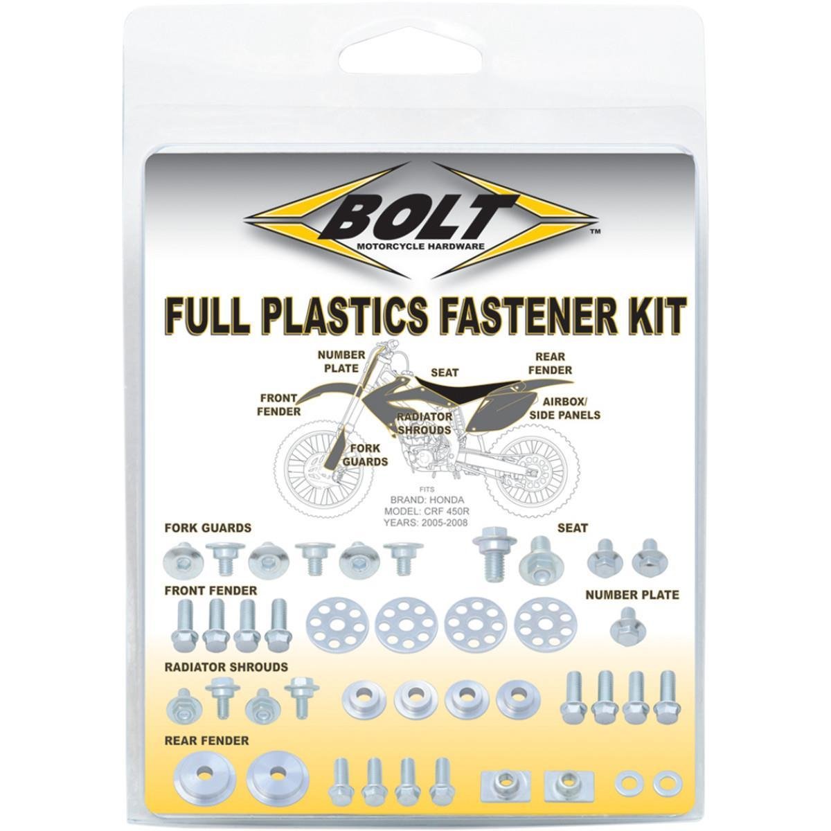 Bolt Mc Hardware HON-0716150 Plastic Fastener Kit