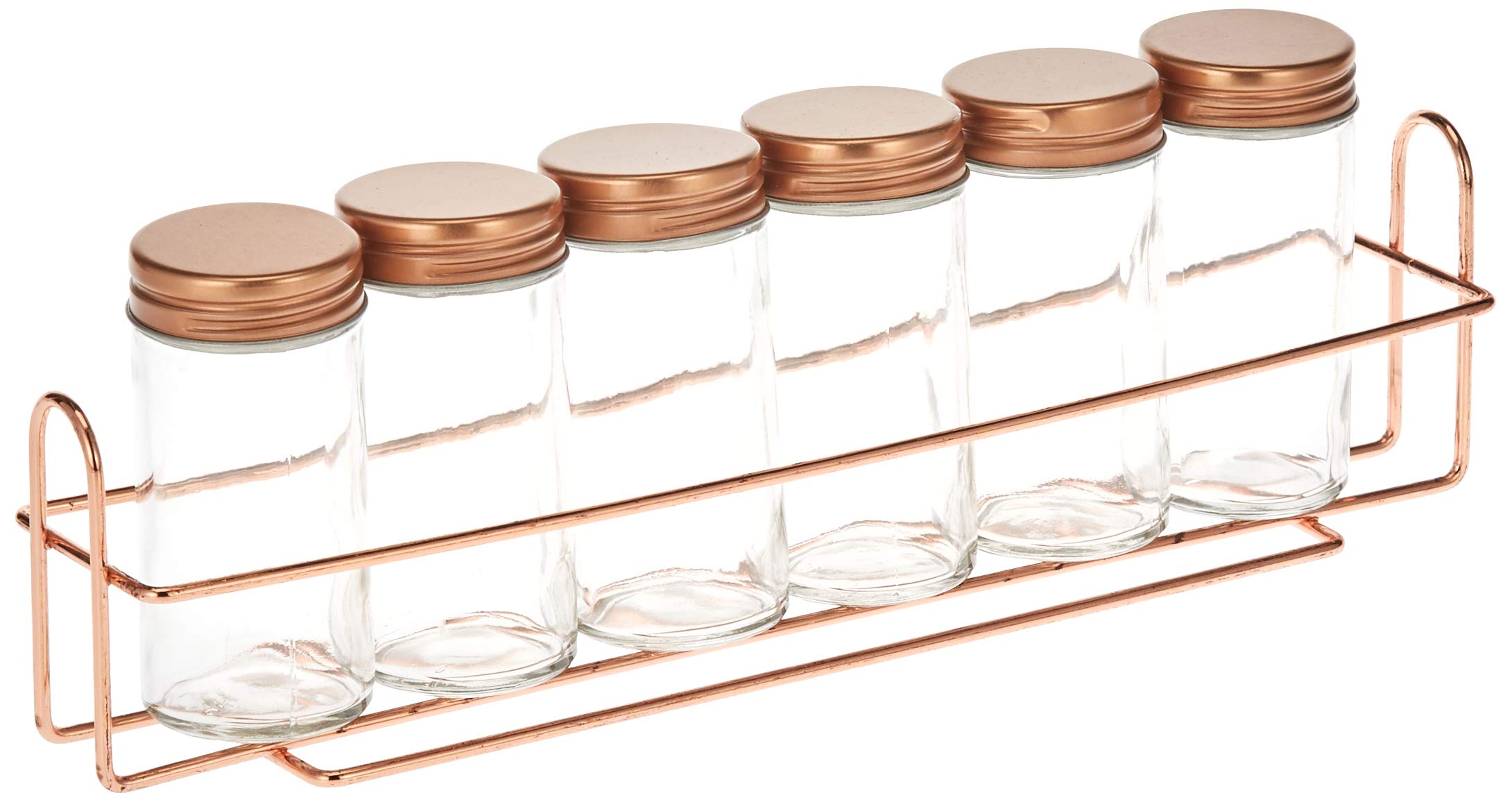 HarmonyTable Top 6Pcs Glass Spice Jar Set 90ML