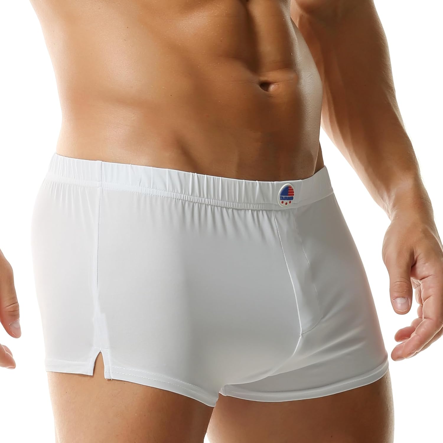 Men's Underwear Boxer Trunks Short Low Rise Cut Fashion Sports Style Booty Thin Stretchy - Image 2