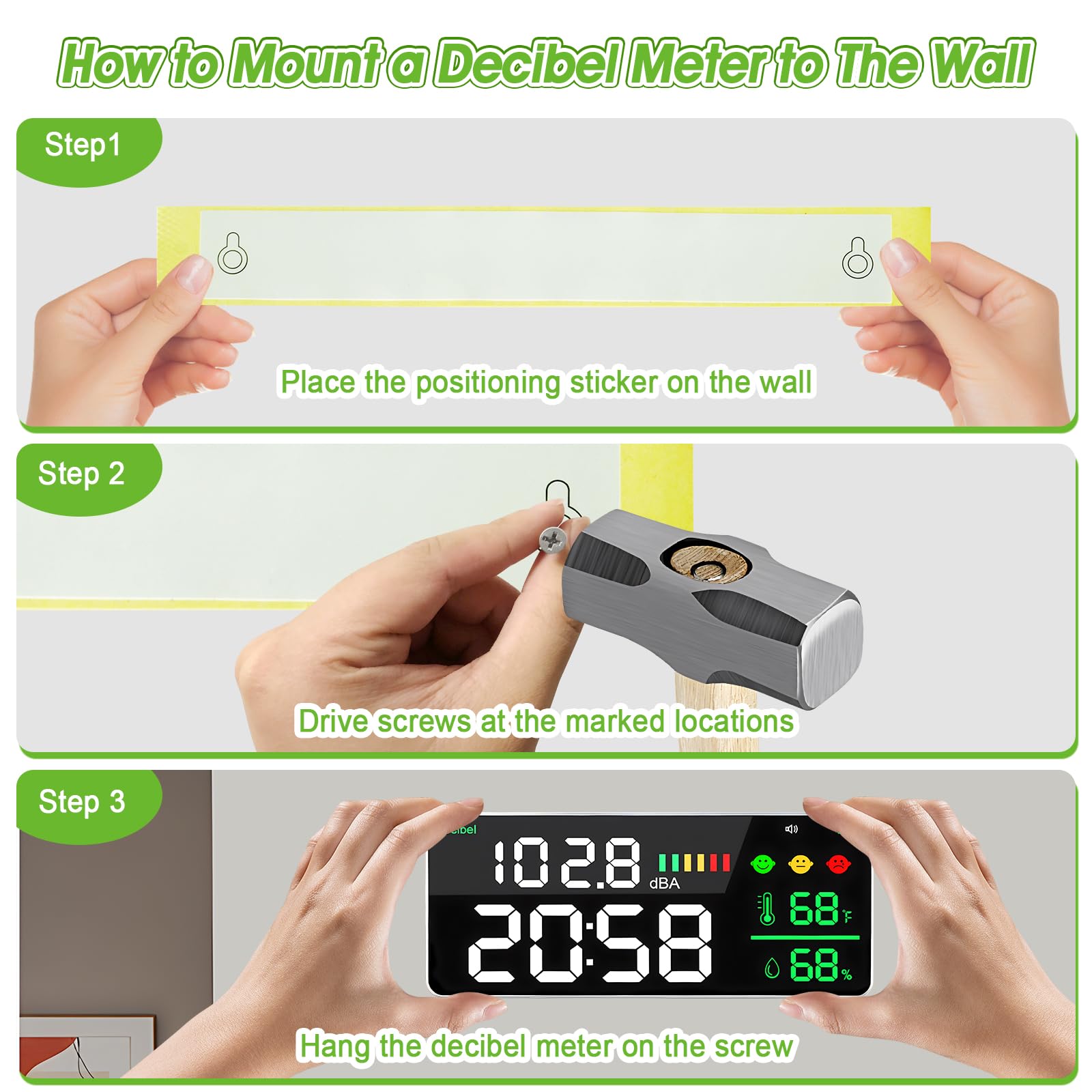 PCE-322ALEQ-ICA Decibelmeter met LEQ berekening via software - ±1,4 dB