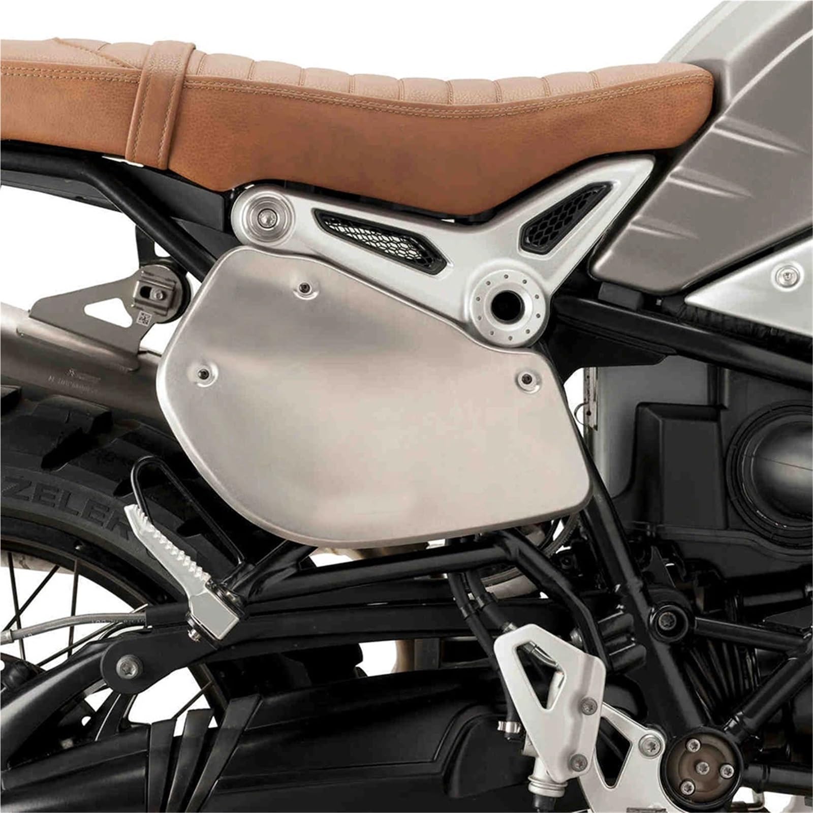 Motocykl Przednia Osłona Chłodnicy Boczne panele motocyklowe, rama błotnika pasujące do BMW R NINE T NINET R9T Rninet Scrambler Racer Pure Urban G/S 2014-2023(One pair Black)