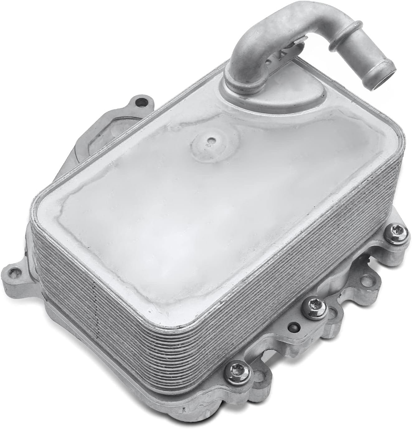A-Premium Engine Oil Cooler Compatible with Audi Q5 Q7 A6 A7 A8 Quattro & Volkswagen Touareg & Porsche Cayenne, 2014 2015 2016 3.0L Diesel